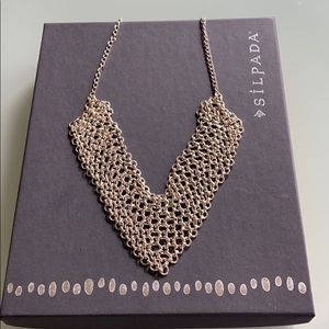 Silpada Chainmaille Statement Necklace